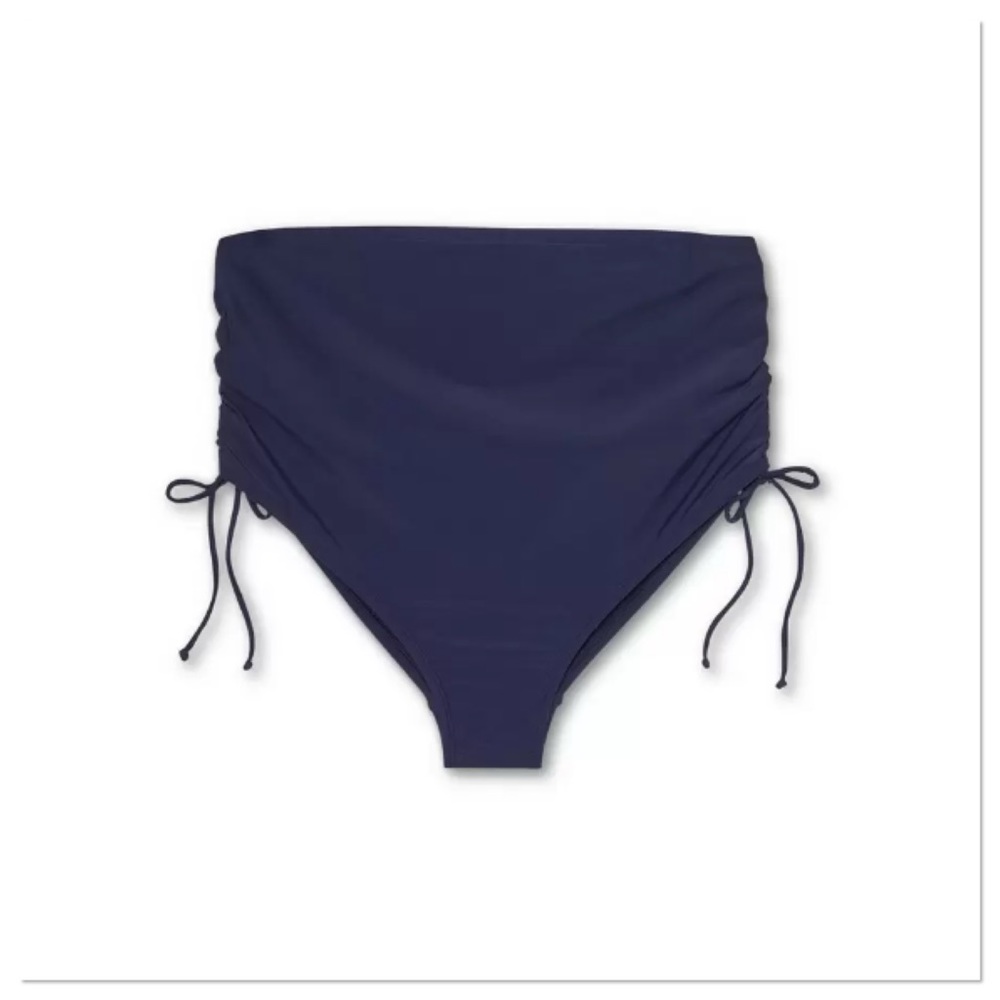 High Waist With Side Tie Brief Maternity Swim Bottom